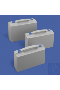 Universal-Koffer grau 380x310x112 mm Stabile Koffer aus Polypropylen (PP) mit...