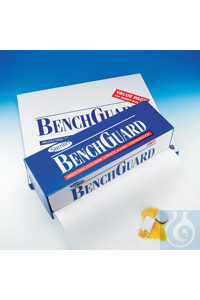 BenchGuard 400ml/m2, 49cm x 60cm Sehr saugfähige, absorbierende Schutzfolie...