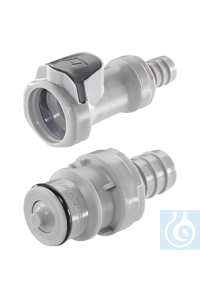 Schnellkupplung PP ø 10 mm 3/8'' - Körpe druck- und chemikalienbeständig, mit...