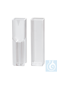 Q-Vettes Halbmikro, 1,6 ml, PS Die neue Küvettengeneration mit deutlich...