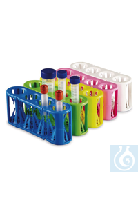 ADAPT-A-RACK®, weiss Flexibles Multi-Tube Rack für Röhrchen mit Durchmessern...