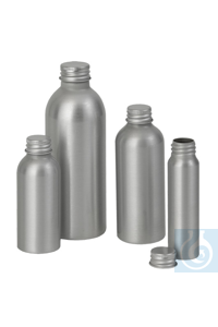 Flasche ALU 35 ml Formschöne, stabile Flaschen mit abgerundeter Schulter aus...