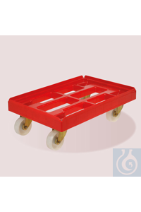 Transportroller rot, 600x400mm, 300kg Hoch belastbar!Geeignet für alle...