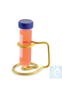 One-Well Wire Tube Rack Gelbes Draht-Gestell für ein einzelnes 50 ml...