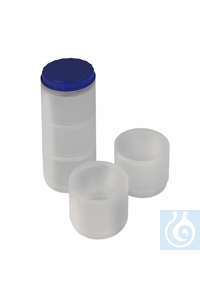 Turmdose PP natur 3x250 ml Stabiler Turm bestehend aus drei miteinander...