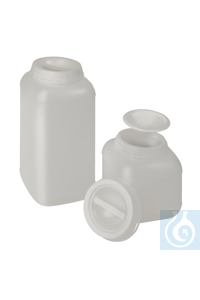 Weithals-Behälter 5 lt, PE-HD Stapelbare, quadratische Weithals-Behälter...