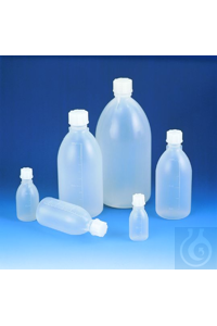 Labor-Standflasche PP 50 ml natur/durchscheinend, eine sehr solide Flasche...