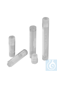 Kryo-Röhrchen mit Innengewinde 5 ml, PP Aus hochtransparentem Polypropylen....