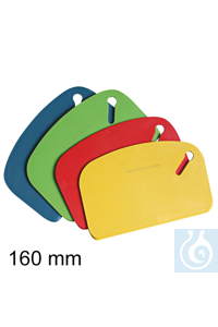 Schaber 160x103mm detektierbar, blau Elastische Schaber X-Ray detect.Ideal...