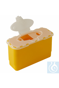 Vario-Box PP 2000 ml Gelb, stabile Bauart. Zum sicheren Entsorgen von...