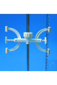 Bürettenhalter PP 1plätzig weiss, in robuster, korrosionsbeständiger...