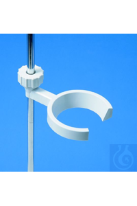 Halter für Scheidetrichter PP weiss, robust und korrosionsfest, Ø 75 mm,...