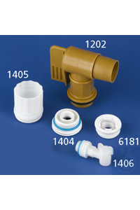 Adapter PE-HD 1 3/4'' - 3/4'', Grobgewin Adapter PE-HD 1 3/4'' - 3/4'',...