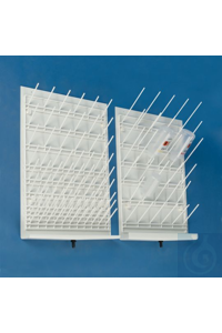 Abtropfgestell Stand.PVC 450x600 mm weiss, Rückwandplatte und Rinne aus...