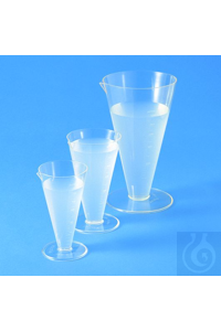 Messzylinder TPX 100 ml transparent, aus Methylpentenpolymerisat, sehr gute...