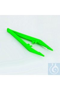 Pinzette PP 130 mm grün Einwegpinzette für Labor und Medizin.Sehr stabile,...
