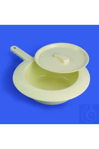 Bettschüssel PP mit Deckel beige, inkl. Deckel. Robust und geräuscharm, mit...