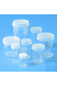 Tube PS 25 ml transparent, mit gut schliessendem Stülpdeckel aus...
