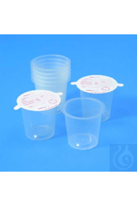 Universalbecher PP 100 ml feste, formbeständige Ausführung. Gut...