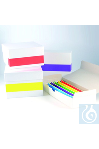 Rainbow Kryoetiketten Um die weissen Kryo-Boxen eindeutig mit Signalfarben zu...