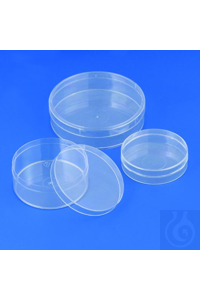 Runddose PS ø 125x34 mm transparent, mit gut schliessendem Stülpdeckel ....
