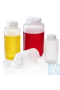 Zentrifugier-Flasche PP/PE 250 ml natur/durchscheinend, mit Schraubverschluss...