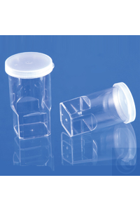 Cellcounter Gefässe PS 25ml transparent, mit dichtem, sehr leicht bedienbarem...