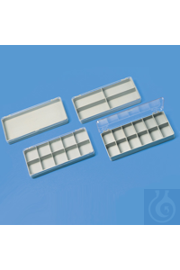 Sortimentskasten PS 207x112x230 mm, 1 mit transparentem Deckel und grauem...
