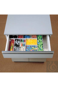 Lagersystem PS 80x480x45 mm hellgrau. Dieses System ermöglicht eine rasche,...