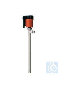 Fasspumpe FLUX F 457 PP 700 mm Leistung bis 215 lt/Min. Die FLUX F 457 PP ist...