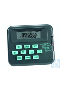 Lab Alert® Pocket Timer Praktischer Labor-Timer mit Stoppuhr, Countdown-Timer...