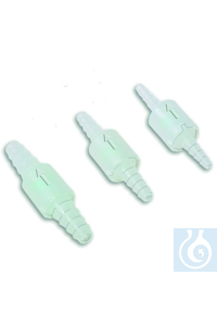 Rückschlagventil 6-8mm, PP Rückschlagventile mit konischen Tüllen und mit...