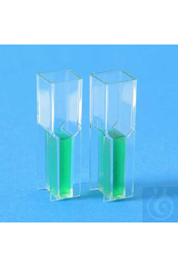 Halbmikro-Küvette PS 1,5 ml 10x4x45 mm, quadratische Öffnung. Für...