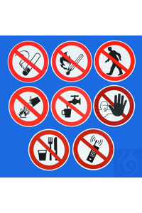 Sicherheits-Schild PVC ø 200 mm aus chemikalien- und wetterfester PVC-Folie....
