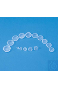 Stopfen PE-LD ø 6,6/6,6 mm natur, mit Rand, zum Verschliessen von...