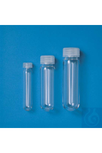 Zentrifugier-Tube PC 10 ml transparente, starke Ausführung mit dichtem...
