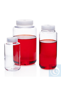 Zentrifugier-Flasche PC 250 ml transparent, sehr starke Ausführung mit...