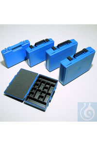 Norm-Koffer 380x250x85 mm ABS blau blau. Solide, schlagfeste Ausführung aus...