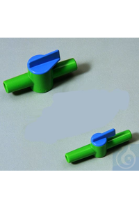 Reibhahnen PE/PP ø 10 mm Gehäuse aus PE-HD/ Küken aus PP. Mit glatten,...
