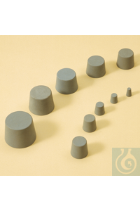 Gummi-Stopfen NR ø 4x8 20 mm grau, sehr preisgünstige Serie....
