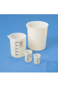 Becherglas ETFE 250 ml natur/durchscheinend, nach DIN 12 331 und ISO 7056,...