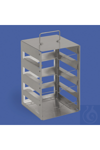 Cryo-Gestell Stahl 140x143x225 mm zum sicheren Aufbewahren, Tiefkühlen oder...