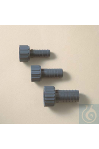 Schlauchverschraubung PP ½x16 mm mit Überwurfmutter und Dichtung (EPDM). Mit...