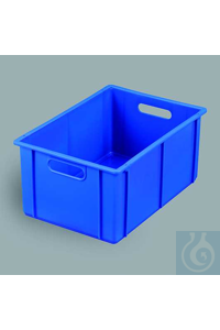 Multi-Box PE-HD 10 lt blau handlicher, preisgünstiger, blauer Stapelbehälter...