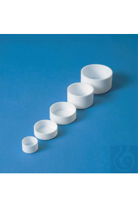 Schale PTFE 50 ml weiss, flach, gut chemikalien- und temperaturbeständig bis...