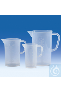 Messbecher PP 250 ml hochtransparent aus PP. In starker Industrieausführung,...