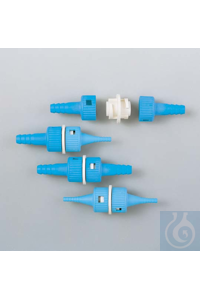 Schnellkupplung PBT ø 2 mm mit Bajonettverschluss und Flachdichtung aus EPDM....