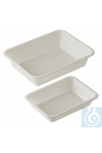 Laborschale 171x125x35 mm, CPET weiss. Aus CPET mit vorzüglicher...