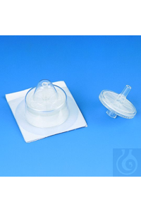 Spritzenvorfilter Bor..ø 25 mm/1 Mic Membrane aus Borosilikat-Glas....