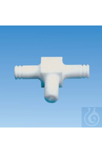 T-Stück PTFE ø 4,5 mm weiss, sehr starke Ausführung. Gut chemikalien- und...